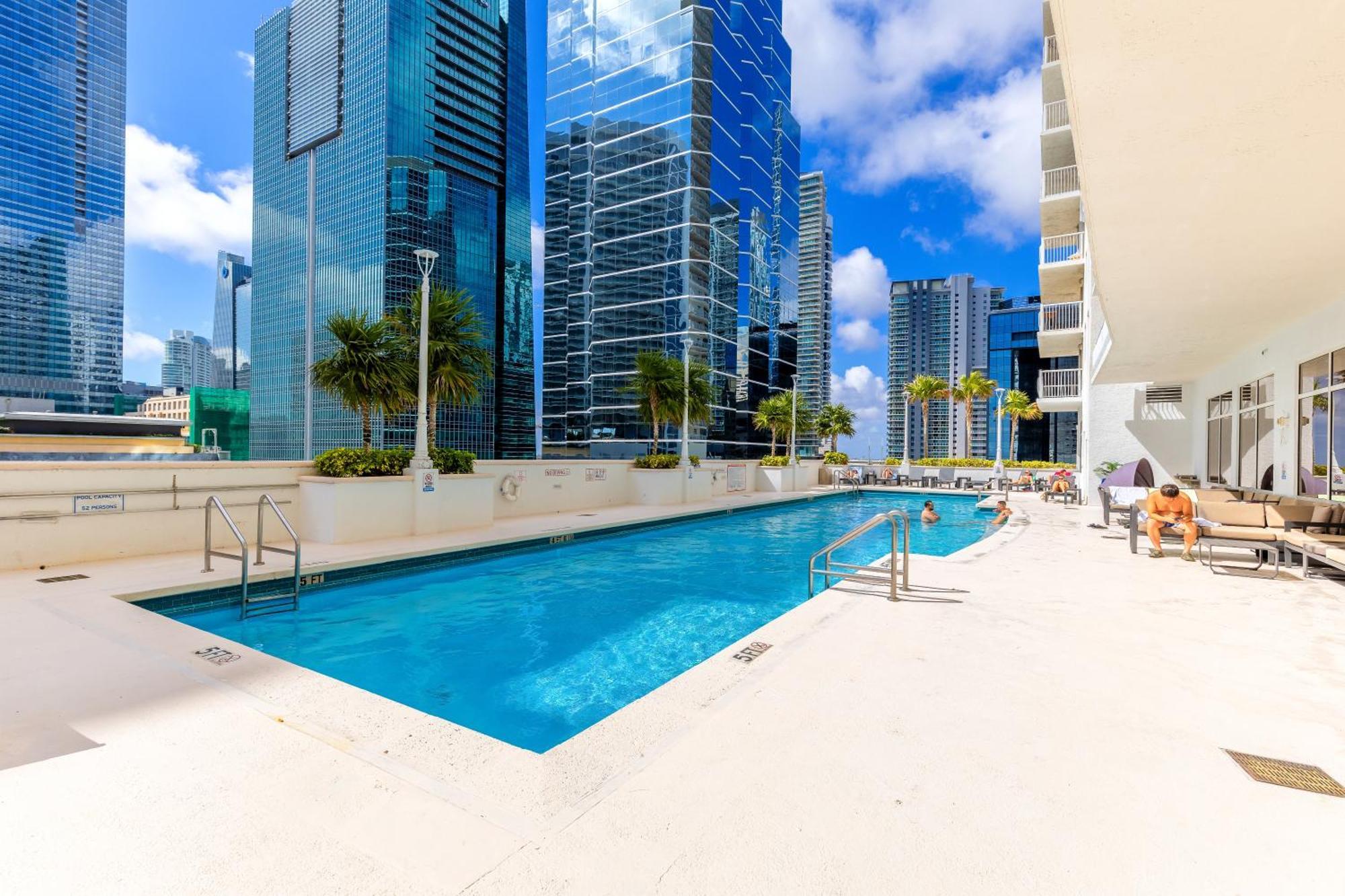 Upscale Brickell 3 Bedroom With Water Views And Free Parking Miami Extérieur photo