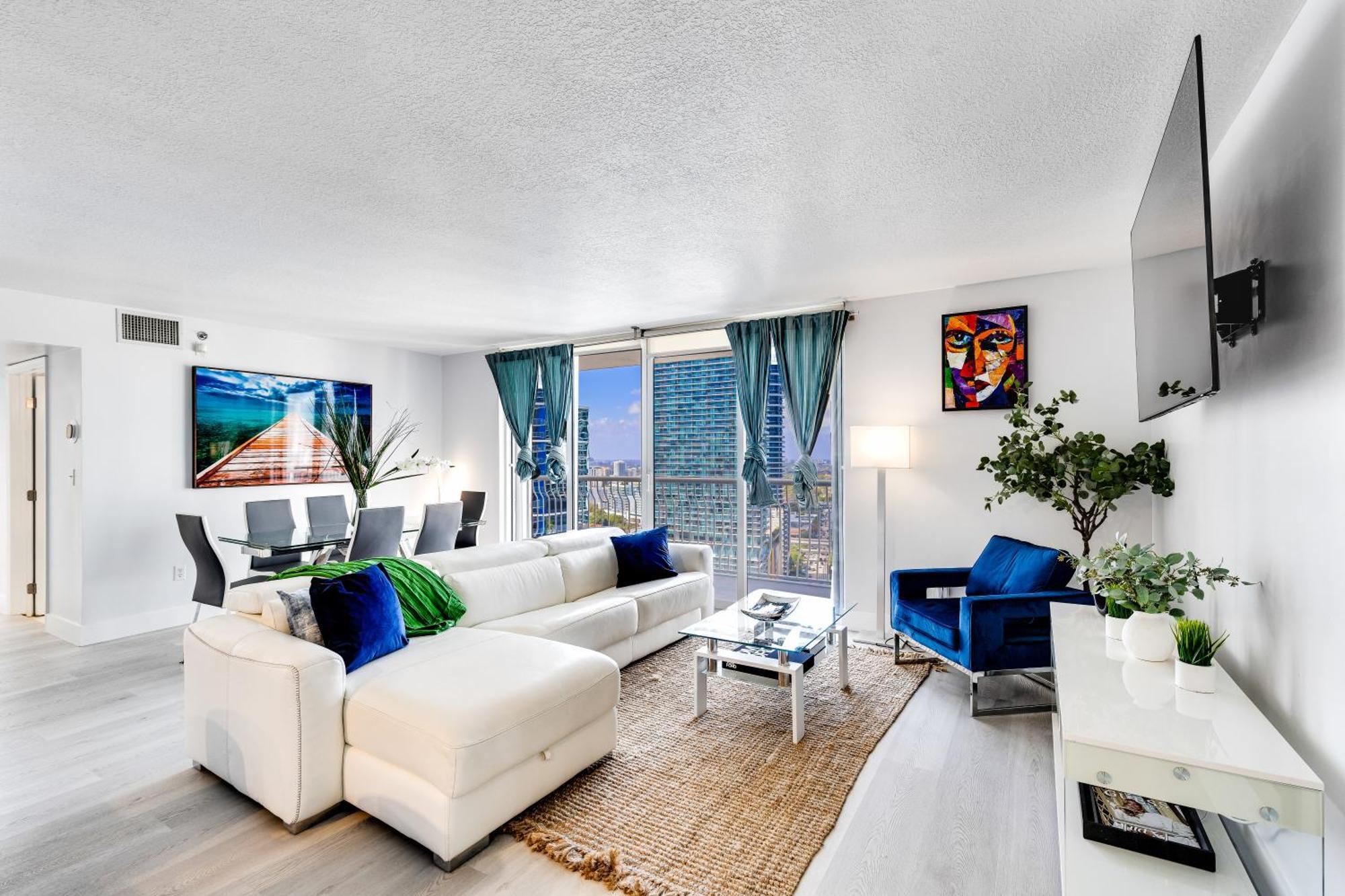 Upscale Brickell 3 Bedroom With Water Views And Free Parking Miami Extérieur photo